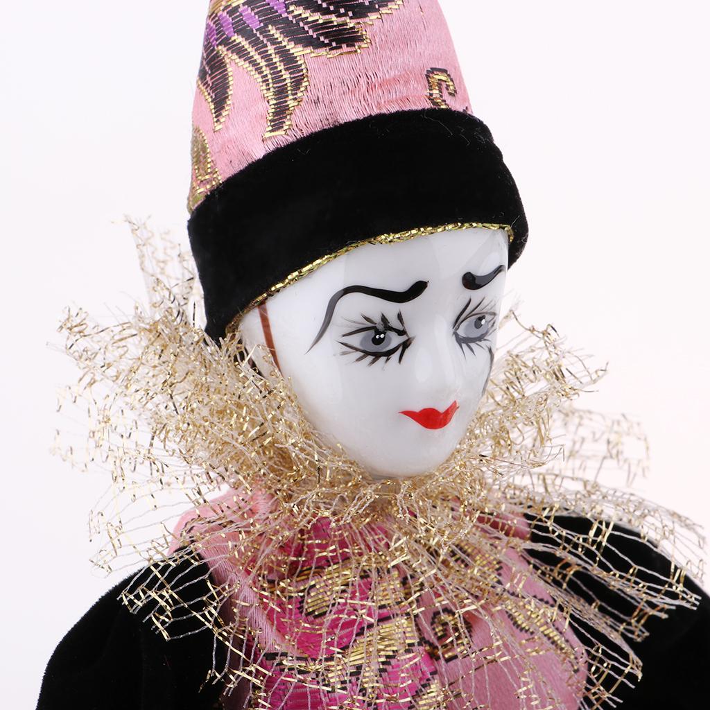 Vintage Collectible Clowns - Muñecas de Payaso de Porcelana de