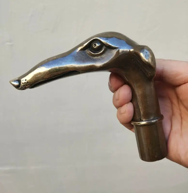 Vintage Collectible Guns - Bastón Victoriano Antiguo con Cabeza de