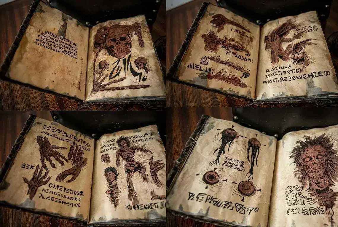 Vintage And Collectible Books - Necronomicon Vintage - Libro de Magia