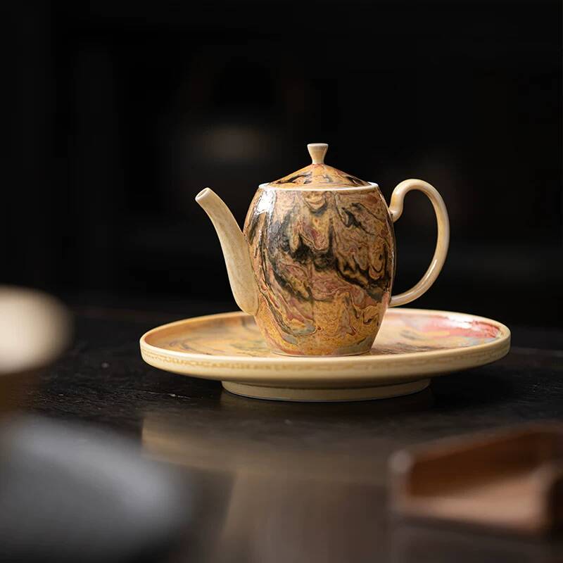 Vintage Collectible Pottery - Tetera Xishi Hecha a Mano al