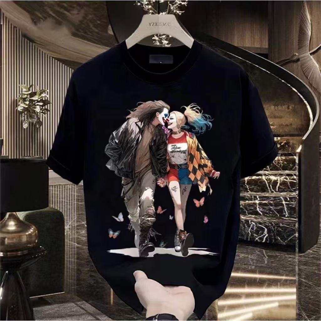 Vintage Collectible Clowns - Camiseta de algodón con estampado de