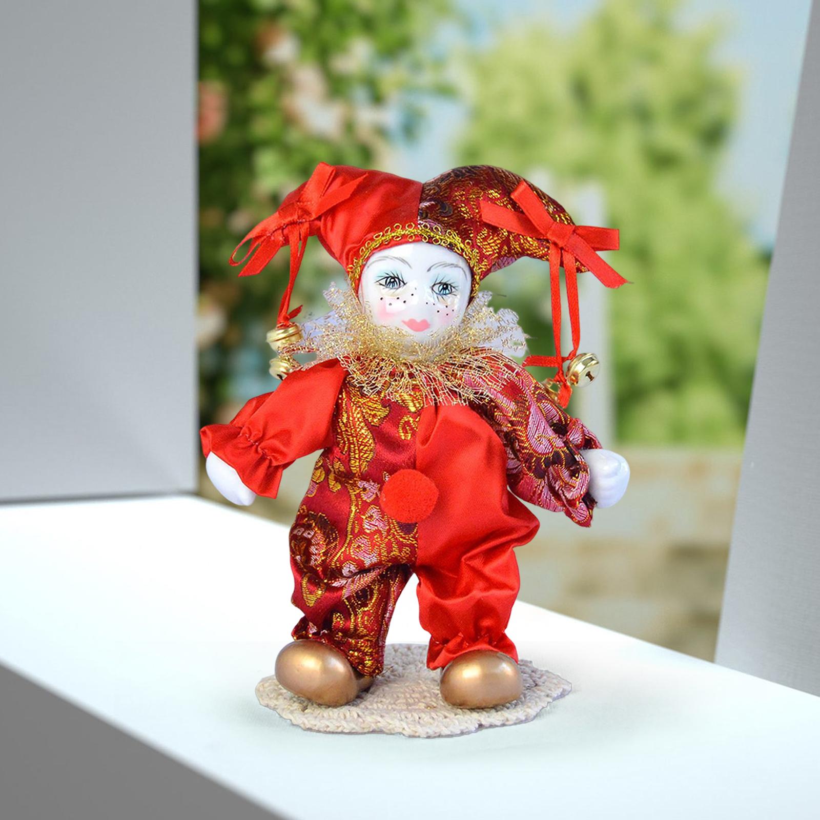 Muñeca de arlequín Vintage, mu - Vintage Collectible Clowns reseña y precio