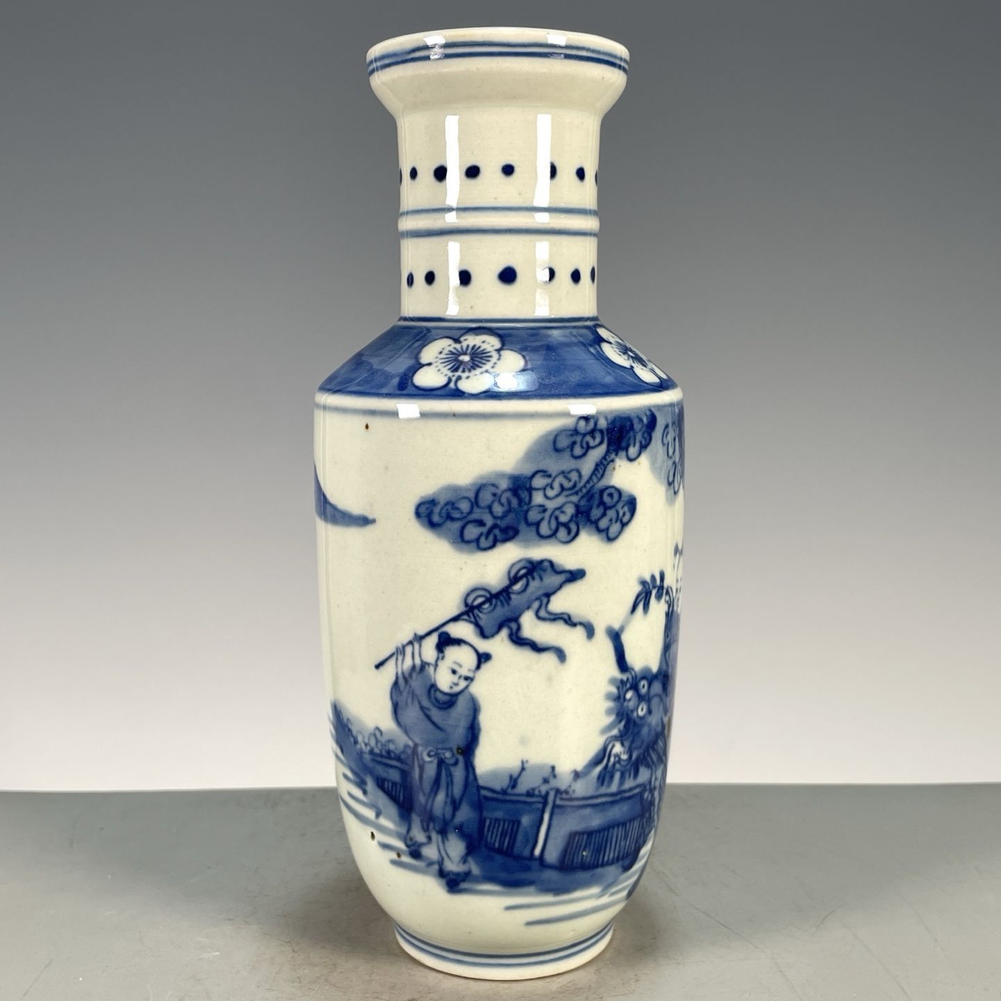 Jarrón Rouleau de Porcelana Az - Vintage Collectible Pottery reseña y precio
