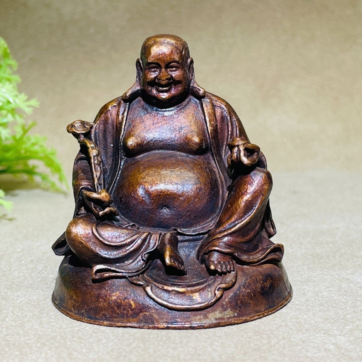 Buda Maitreya Antiguo de Aleac - Vintage Collectible Ornaments reseña y precio
