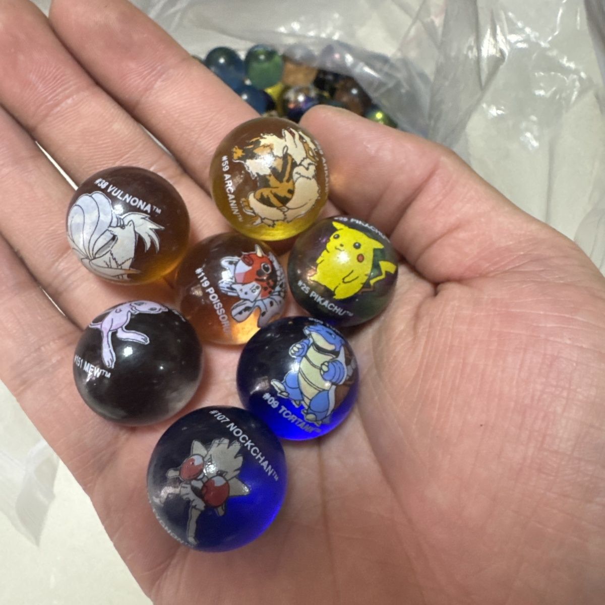 Mercancía Oficial de Pokémon,  - Vintage Collectible Marbles reseña y precio