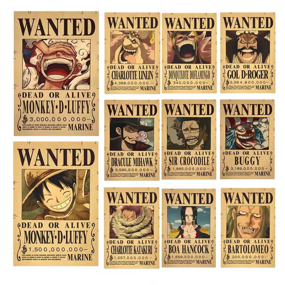 Pósteres de Anime One Piece de - Vintage Toys Collection reseña y precio